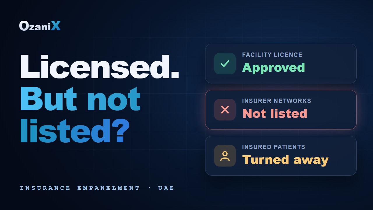 Licensed but not listed: insurance empanelment for UAE clinics