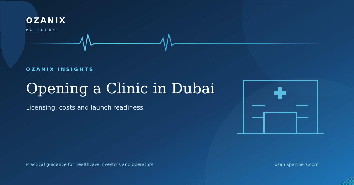How to open a clinic in Dubai licensing and setup guide